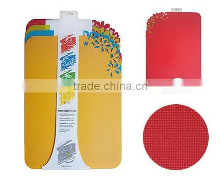 4pcs In1 Set Anti-skid Flexible Plastic Chopping Mats photo-4