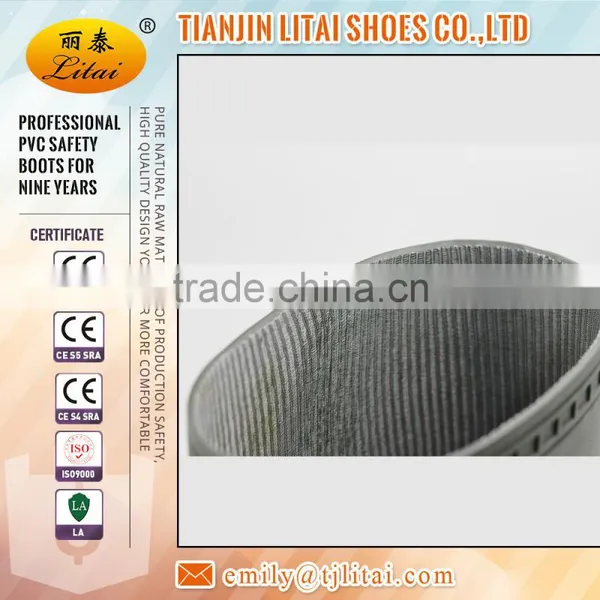 Black Pvc Safety Gumboots for Industry and Mine photo-6