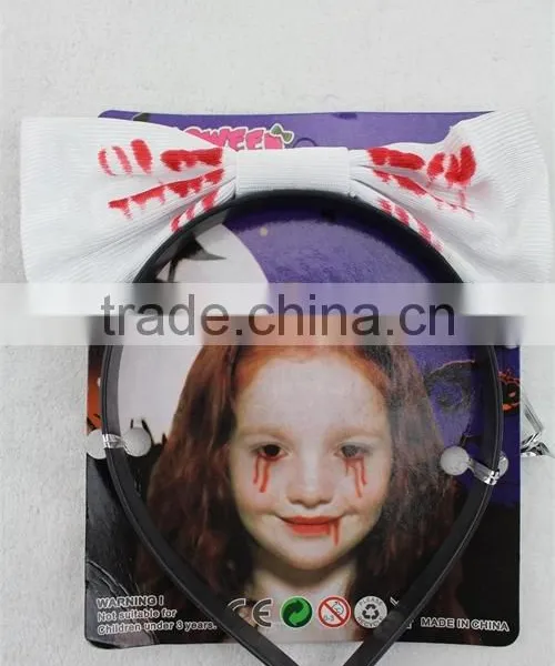 Halloween Bloody Bowknot Kids Headband Bow Hairband photo-2