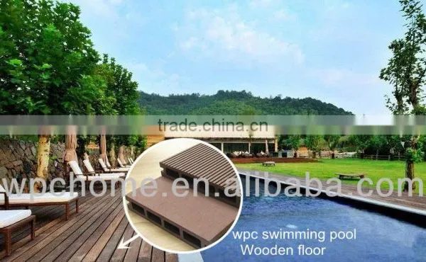 Hot Sell Garden Path Anti-Slip Wood Plastic Composite WPC Decking photo-4