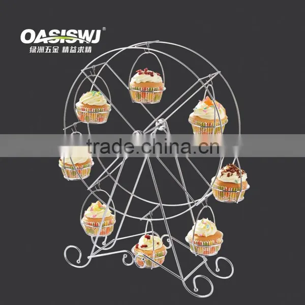 Decorative Ferris Wheel Wedding Mental Cupcake Stand photo-2