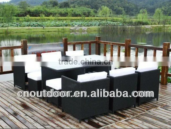 2015 New Specific Patio Garden Rattan Sofa Set Office Conference Table Chair Furniture photo-3