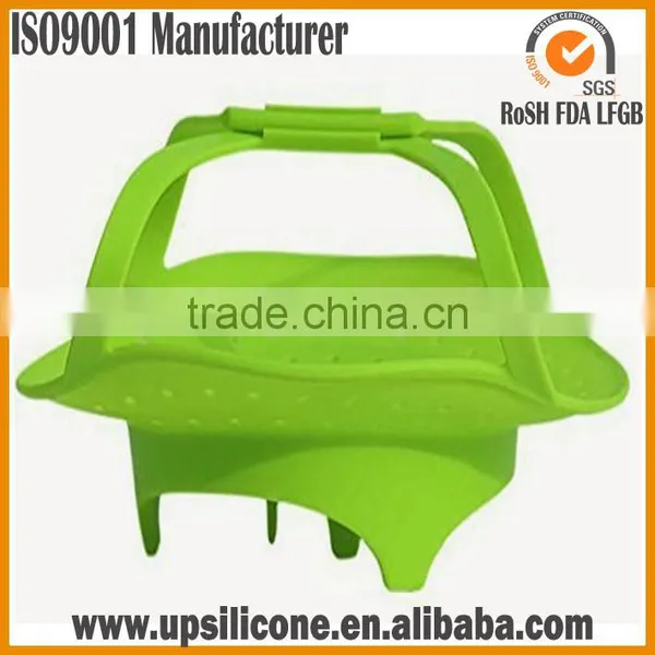 High Quality Silicone Drain Basket Silicone Steamer Basket photo-4