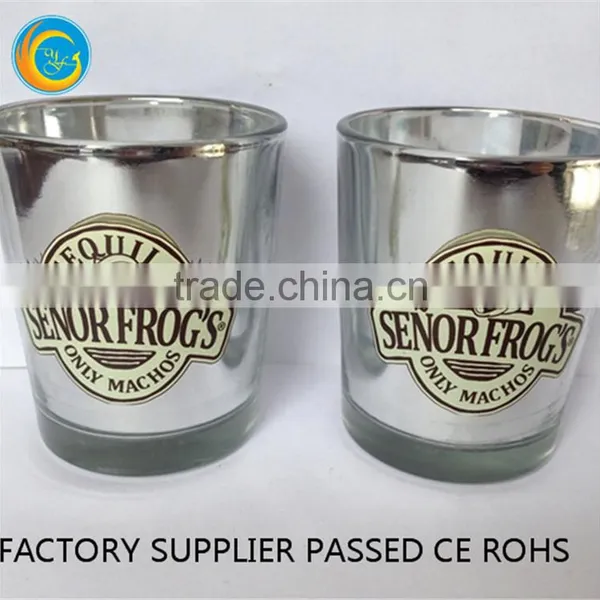 Sliver Laser Candlestick Holder Glass Sliver photo-2