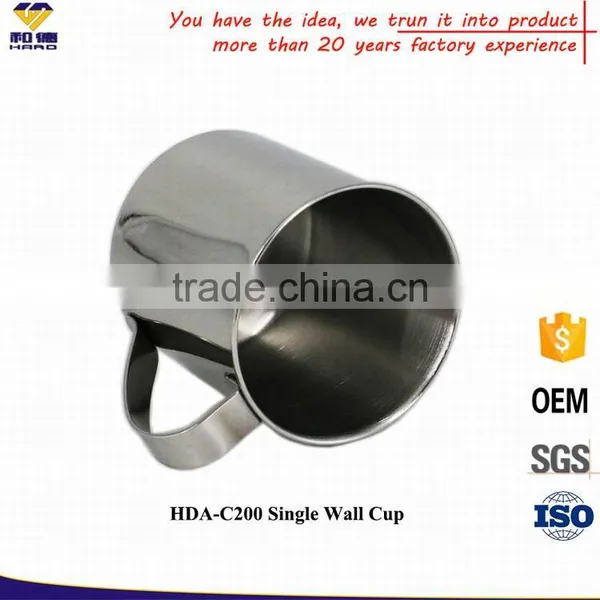 Promotional Custom Single Wall Stainless Steel Coffee Mug With Handle photo-2