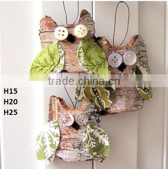 Natural Wooden Hanging Christmas Ornaments Decoration photo-6