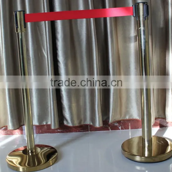Retractable Belt Barrier Post Stand China Queue Barrier photo-5