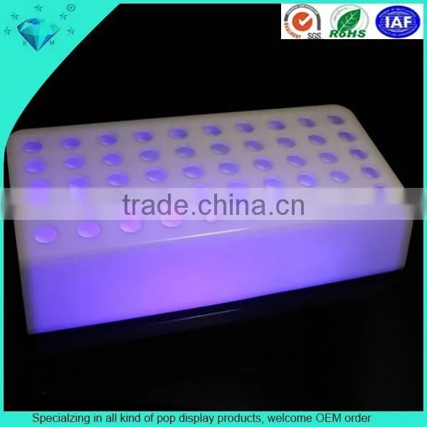 White Plastic Acrylic Ballpoint Pen Display Shelf for Retail Shop photo-3