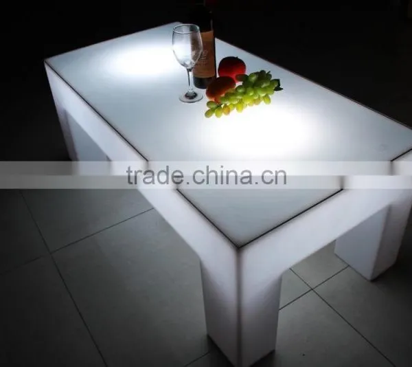 Modern Home Decorative LED Furniture Plastic Illuminated LED Bar Table photo-4