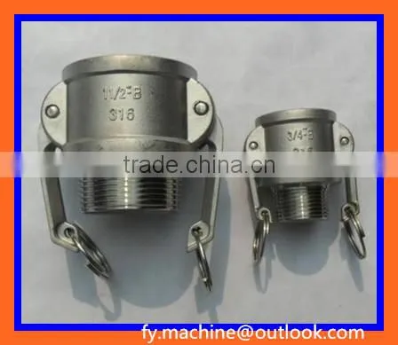 Stainless Steel Flexible Hose Cam & Groove Couplings Quick Fittings photo-3