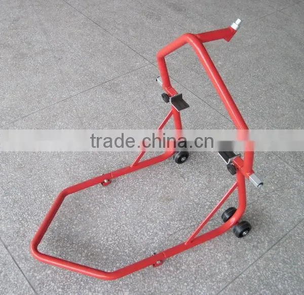 REAR & FRONT Paddock STAND Lift Motorcycle Bike Track Swing Arm photo-4