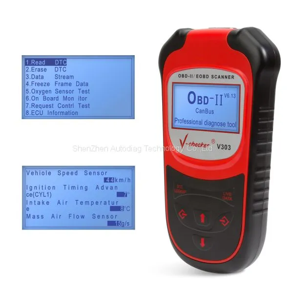 V-checker V303 EOBD OBD2 Scanner Car Engine Fault Code Reader CAN Diagnostic Scan Tool photo-2