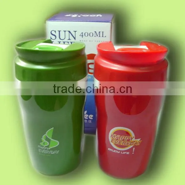 400ML Airtight Milk Mug With Lock Lid Lock Mug photo-6