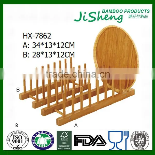 Top Sales Bamboo Kitchenware Dish Plate Rack