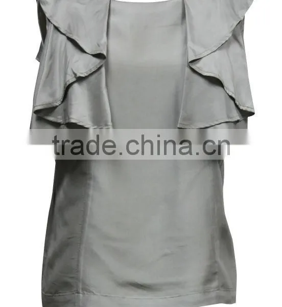 OEM/ODM Manufacturer New Designs Summer Fashion Ladies Formal Blouse and Pants photo-2
