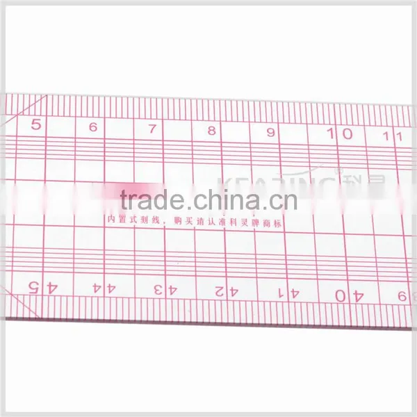 Kearing High Quality Garment Rulers 50 cm for Pattern Making Flexible Plastic Fashion Design Ruler # 8001 photo-3