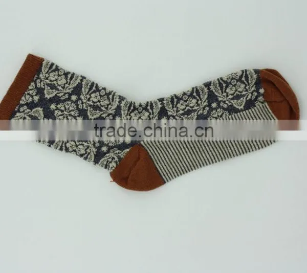 Men Wholesale Perforated Customs Dress Socks With Happy Socks Quality photo-3