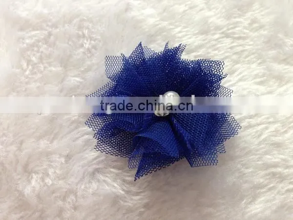 Wholesale Baby Girl Hair Accessory Chiffon Flower Child Head Flower No Clip photo-2