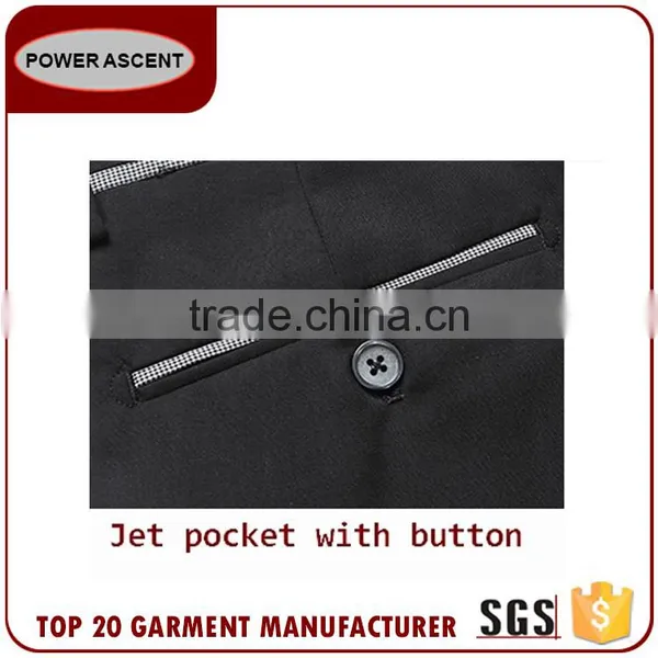 Fashionable Men 2-Button Trim Business Suit With Promotional Price photo-6