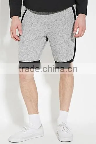 Men Hit Color Circle Cloth With Soft Nap Four Minutes of Pants Pants photo-2