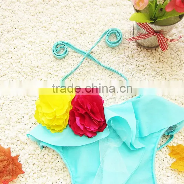 S31360W Popular Young Girls Sweer One Piece Swimsuit Models photo-3
