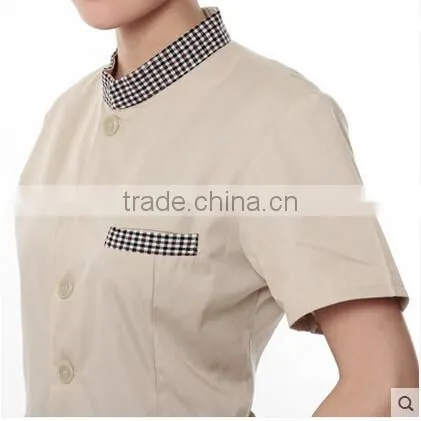 Custom Perfect Fit Chinese Restaurant Nice Design Hotel Housekeeping Uniform in Guangzhou photo-4