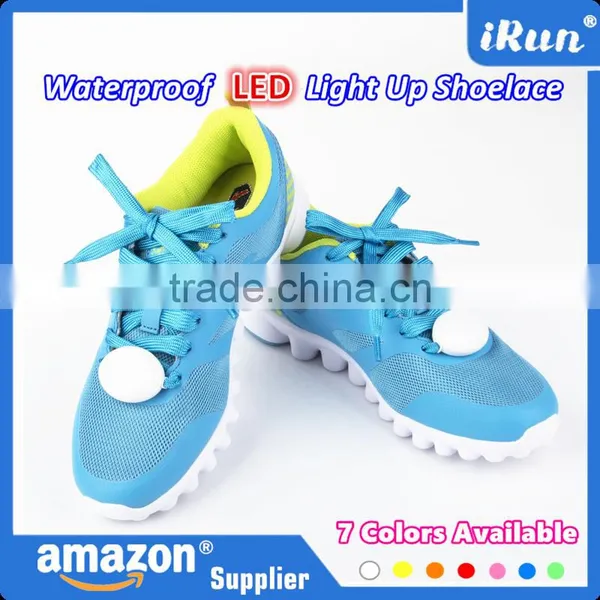 China Promotional Colored Christmas Gift Flashing Light Up LED Shoelaces for Ornament - Running Shoes With LED Shoelaces photo-4