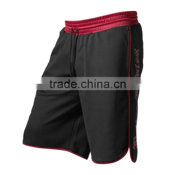 Custom 100% Polyester High Elastic Mens Athletic Shorts photo-6