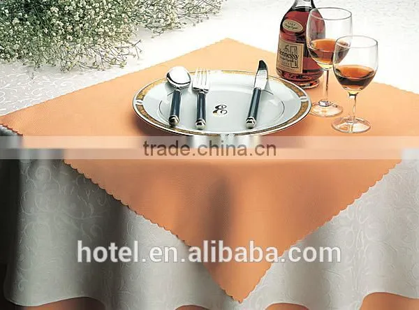 high quality cotton table napkins and polyester buffet table cloth
