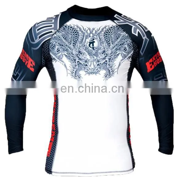 Sublimation Blank Mma Rash Guard Paypal photo-2