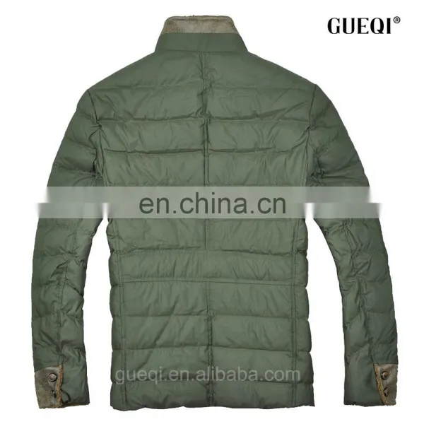 2015 Fur Collar and Placket pu Cuff Softshell Jacket photo-2