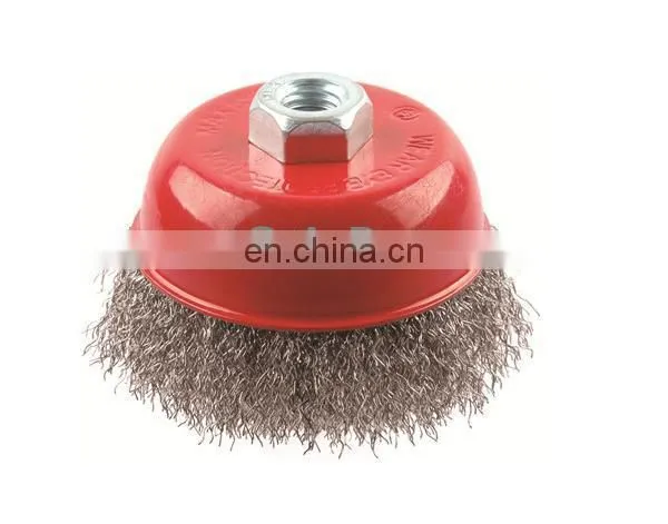 SAR Red ZIP Wheel Twist Knot Wire Brush Grinder Rust & Paint Remover. photo-2