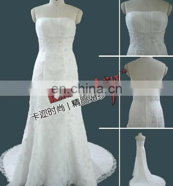 EB709 Gorgeous New Fashion Custom-made off White Lace Bridal Wedding Dress Bridal Gown Wedding Gowns