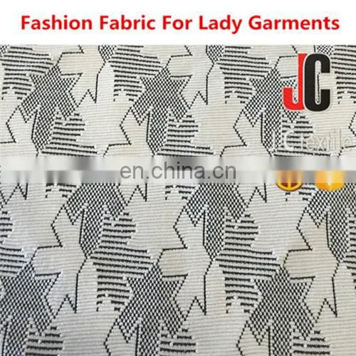 Fabric Recycled Polyester Lycra 100% Polyester Spandex Plain Dyed Jacquard Stretch Knit Fabric photo-3