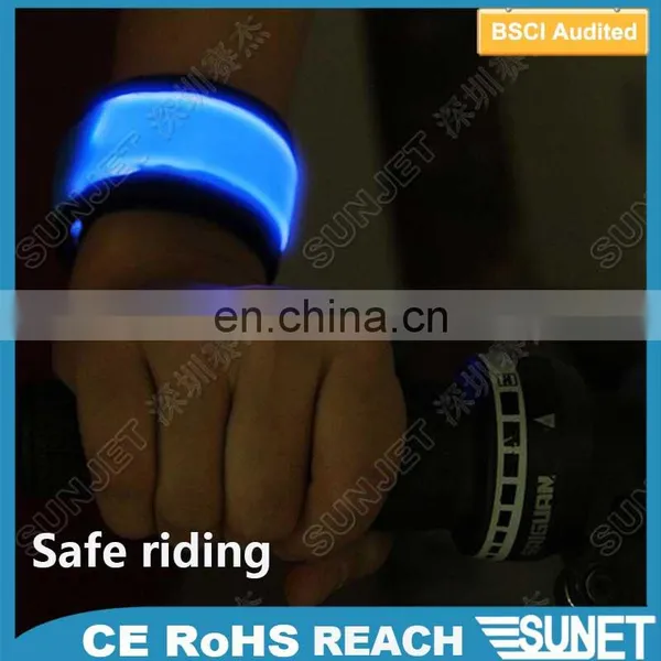 Custom Made Low Minimum Order Quantity Glow in Dark Logo Printed Armband photo-4