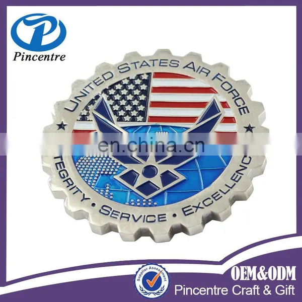 Custom Metal Dia Casting 3D Antique Military Commemorate Challenge Coin photo-5