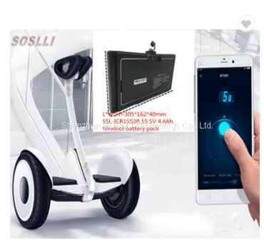 SOSLLI 15S2P 54v 4.4Ah Lithium Battery Pack for Xiaomi Ninebot Scooter Battery photo-5