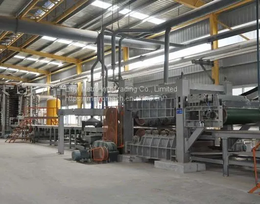 Particle board production machinery line