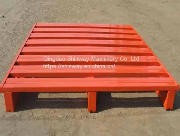 Four-way Steel Pallet；Four-way Goods Turnover Pallet photo-3