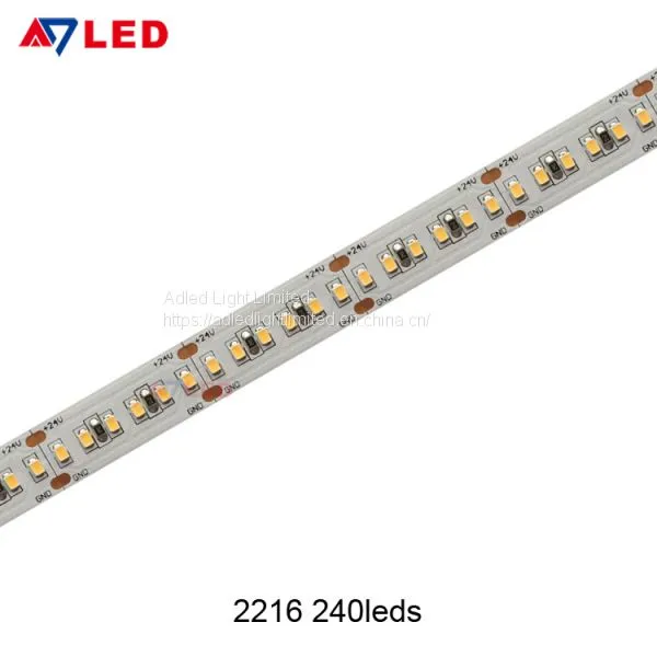 Adled Light CE ROHS UL smd2216 240 светодиодных белых лент