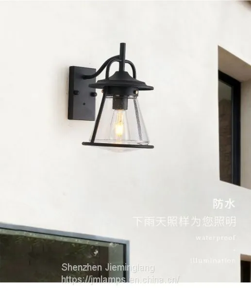 Outdoor Waterproof Solar Powered Town House Lawn Garden Bungalow Pathway Fence Street Post LED Lights JML-WLL-A2075 photo-4