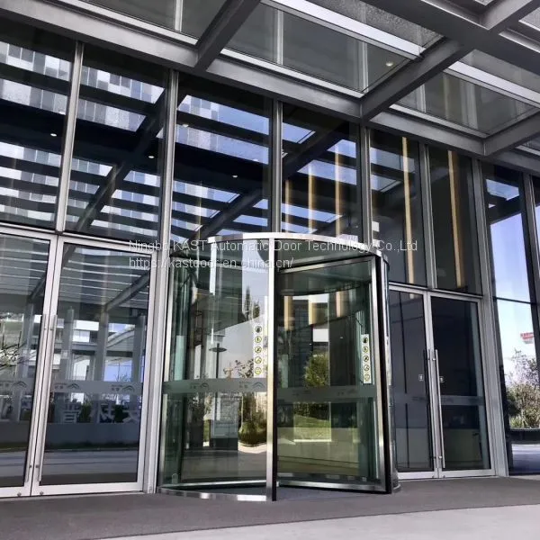 Crystal Automatic Revolving Door Three Wings Automatic Revolving Door