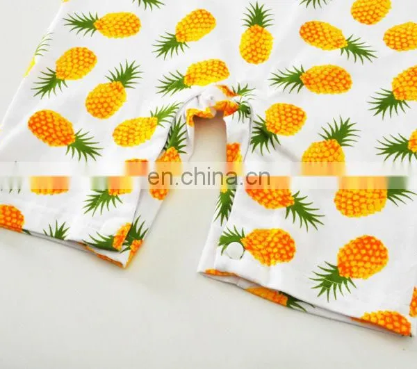 Fashion Summer Short Sleeve Infant Baby Romper Organic Cotton Baby Romper photo-4