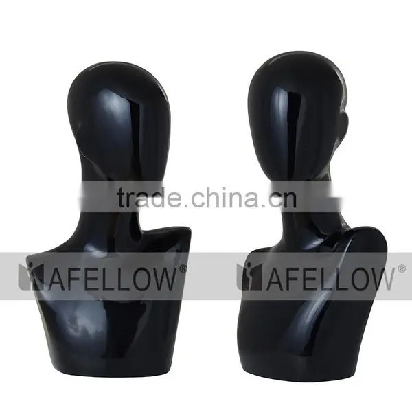 Plastic Head Mannequin White Blak Red Color Can Chosse Cheap Head H1086 photo-2