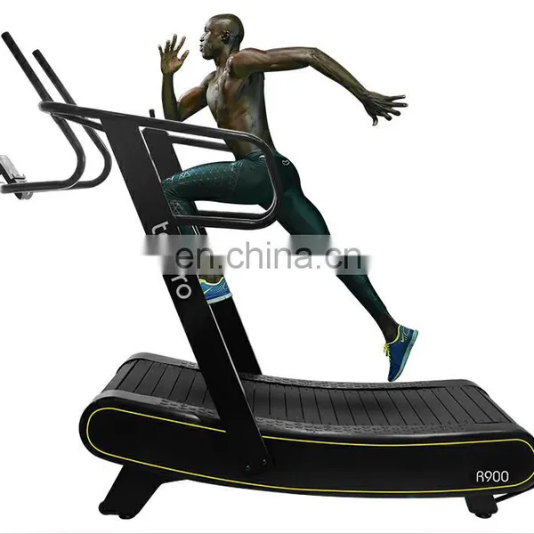 High Quality Magnetic Resistance Commercial Treadmill Hot Sale Unpowered Curved Treadmill Manual Treadmill photo-4