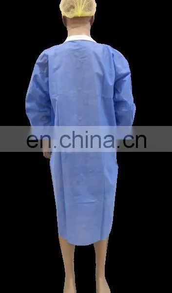 Disposable SMS Lab Coat With Knit Collar and Cuffs photo-4