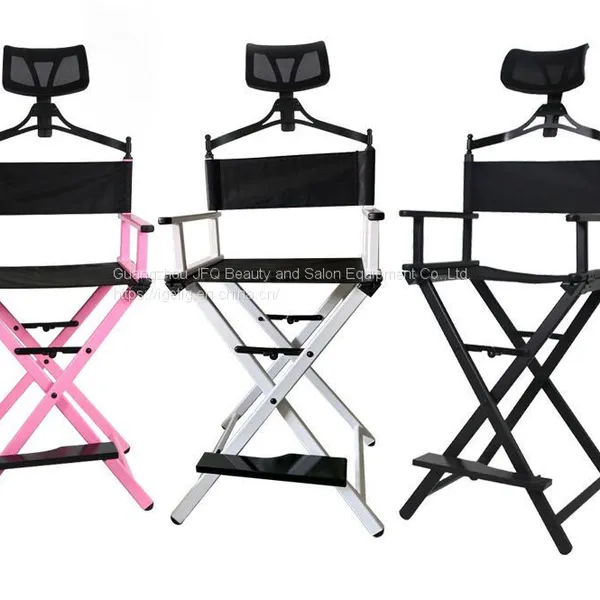 Colorful Makeup Chairs Barber Tools Hair Cut Equipment Tools Makeup KIT Hot Sale New Design Aluminum Director Chair for Makeup Artist