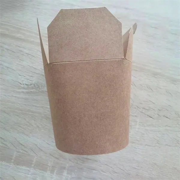 Brown Kraft Paper Recyclable Takeaway Lunch Box photo-2