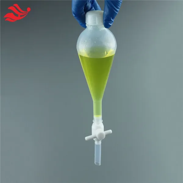 Laboratory FEP Lab Supplies Teflon Funnel Anti-corrosion 250ml Separatory Funnel photo-4
