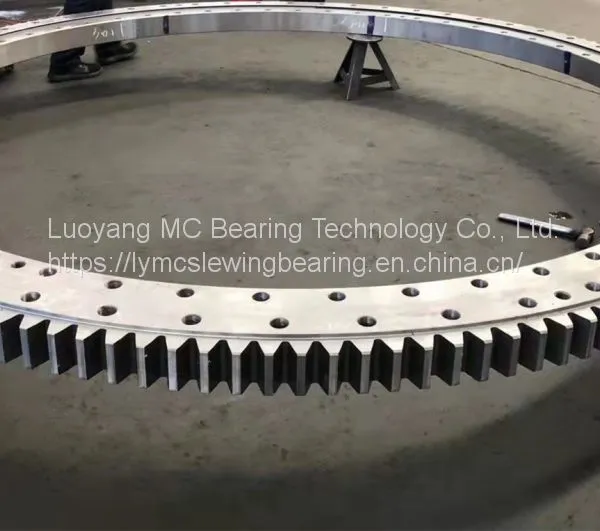 LYMC Crossed Cylindrical Roller Slewing Bearing RKS.161.14.0644 With 742.3*574*56mm photo-2